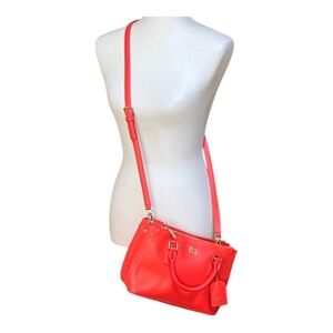 NWOT Tory Burch Robinson Carnival Red handbag/crossbody bag with dustbag